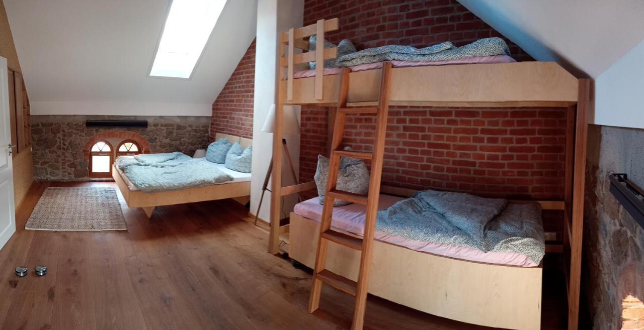Ferienwohnung Historisches Rittergut Nähe Sächsische Schweiz, Dresden, Bautzen Großharthau Exterior foto